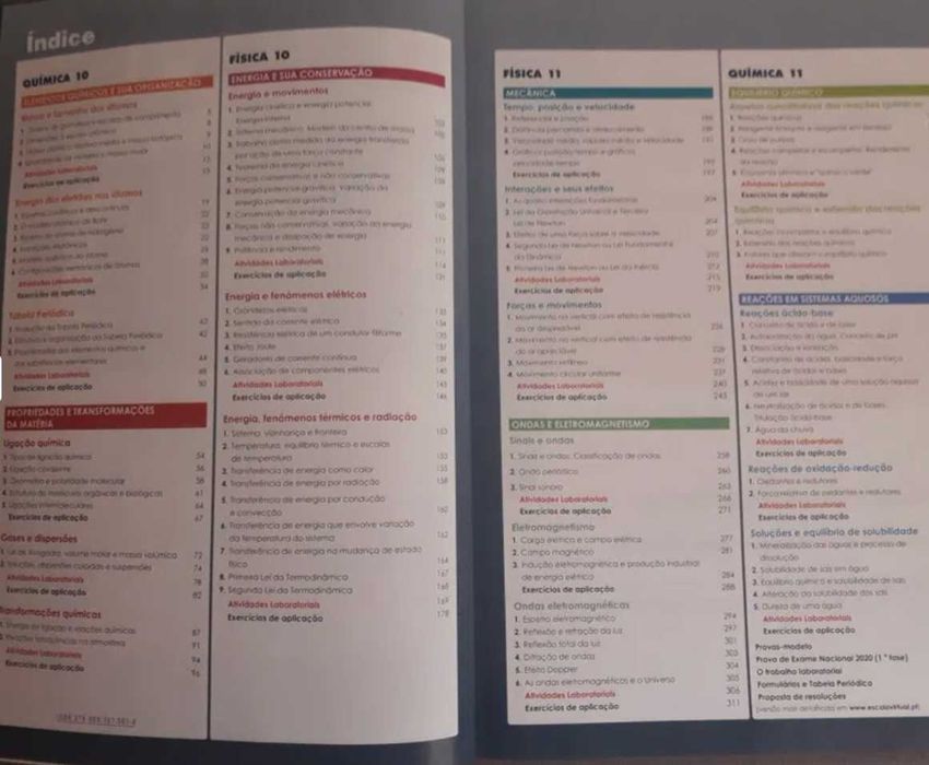 Livro de preparação para o exame Física e Química A
