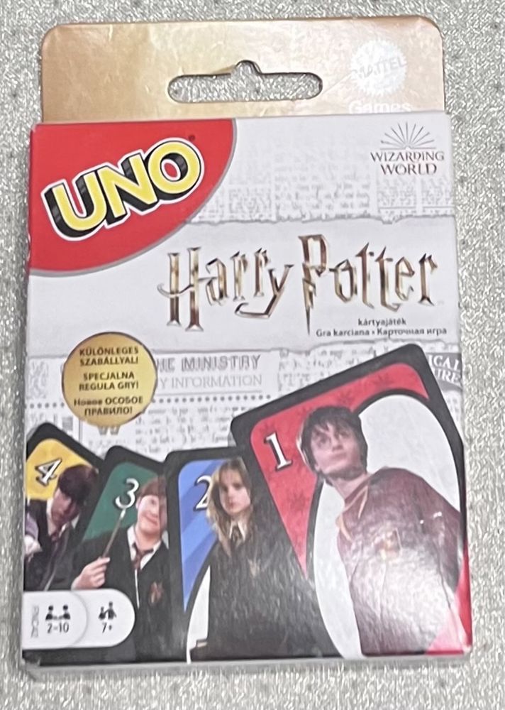 Uno Harry Potter Matell karty do gry