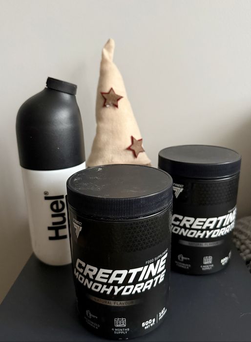2 puszki Trec Creatine monohydrat kreatyna 2 x 500g bidon huel