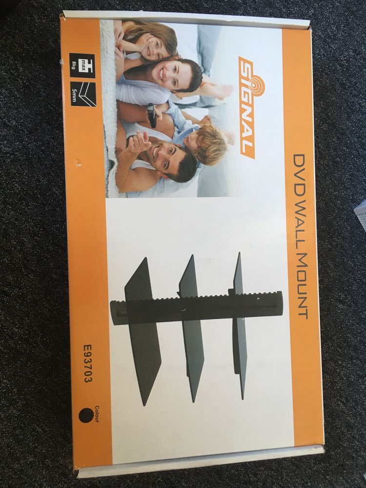 Uchwyt ścienny rtv półka multimedialna Signal DVD-213
