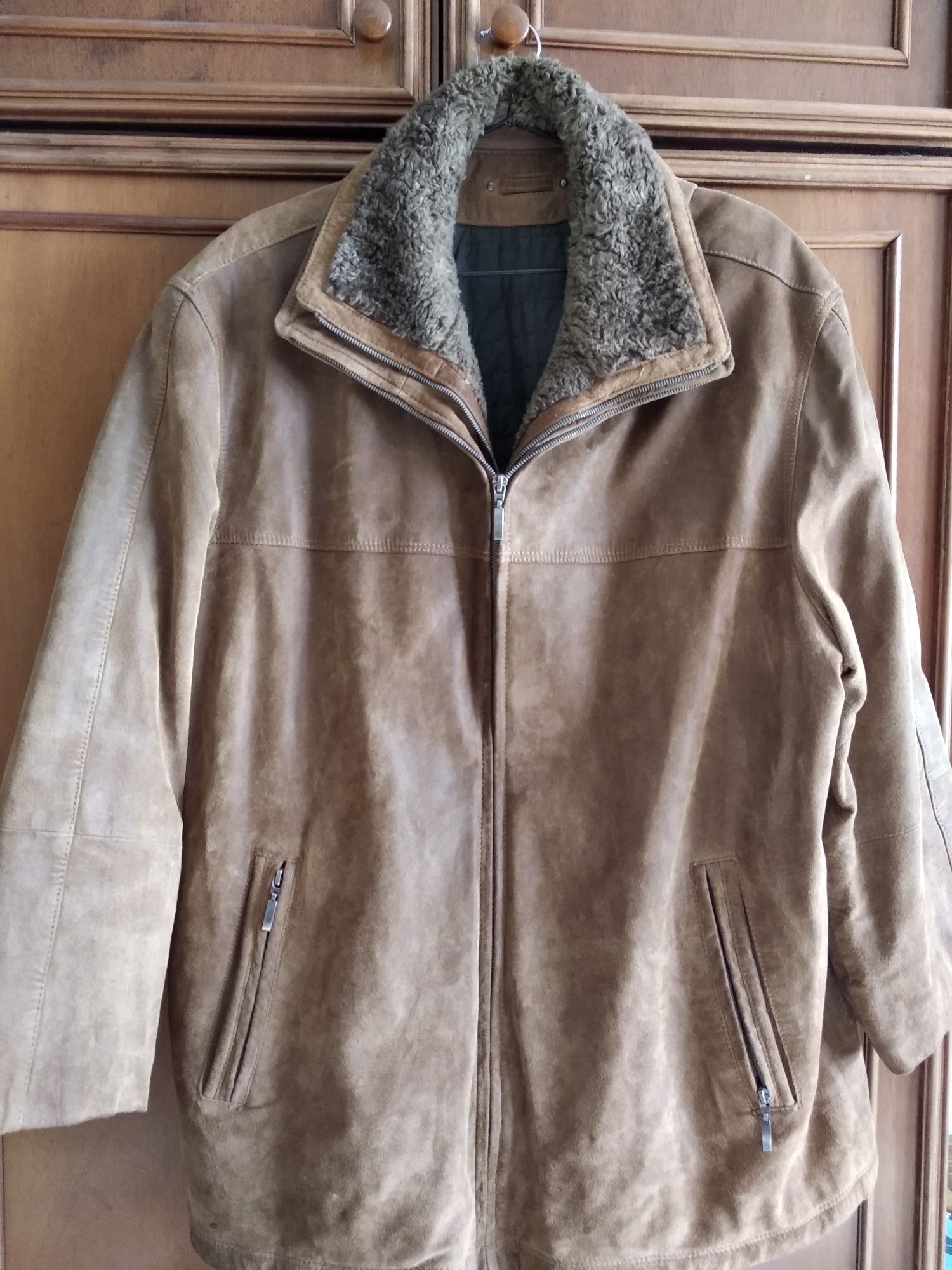 Куртки мужские кожаные, Canadiana, River Island,p.L