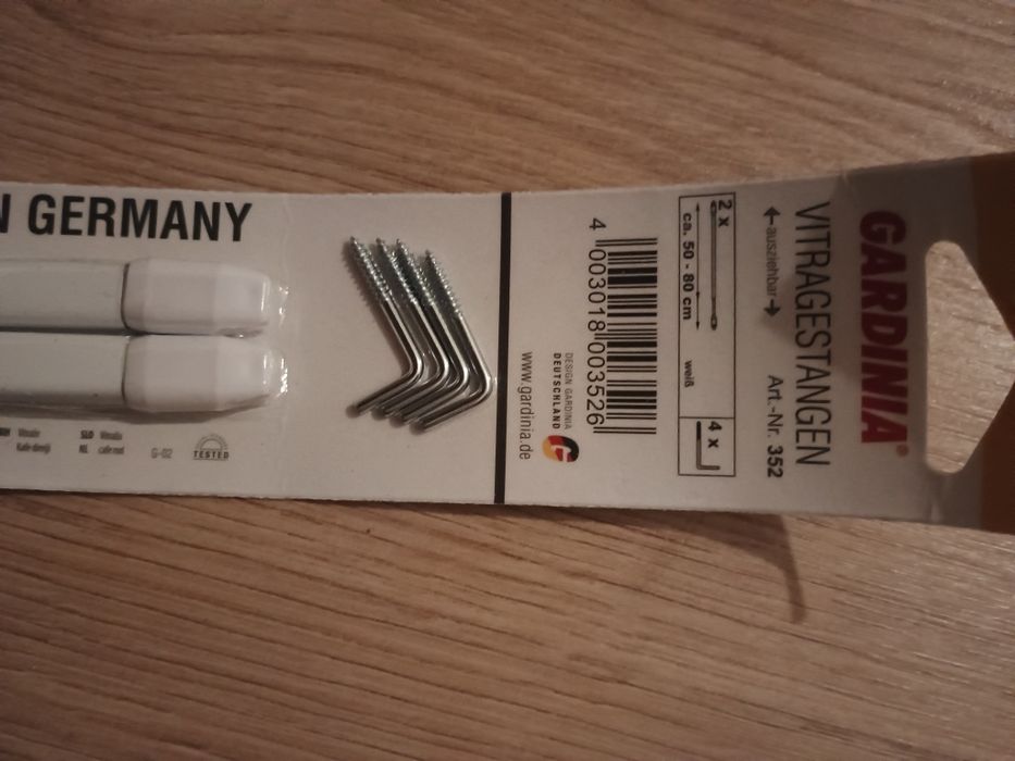 Pręty do azdrostki 2 szt. 50-80 cm Z mocowaniem