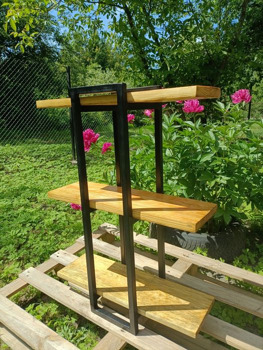 Поличка етажерка лофт 80*60см