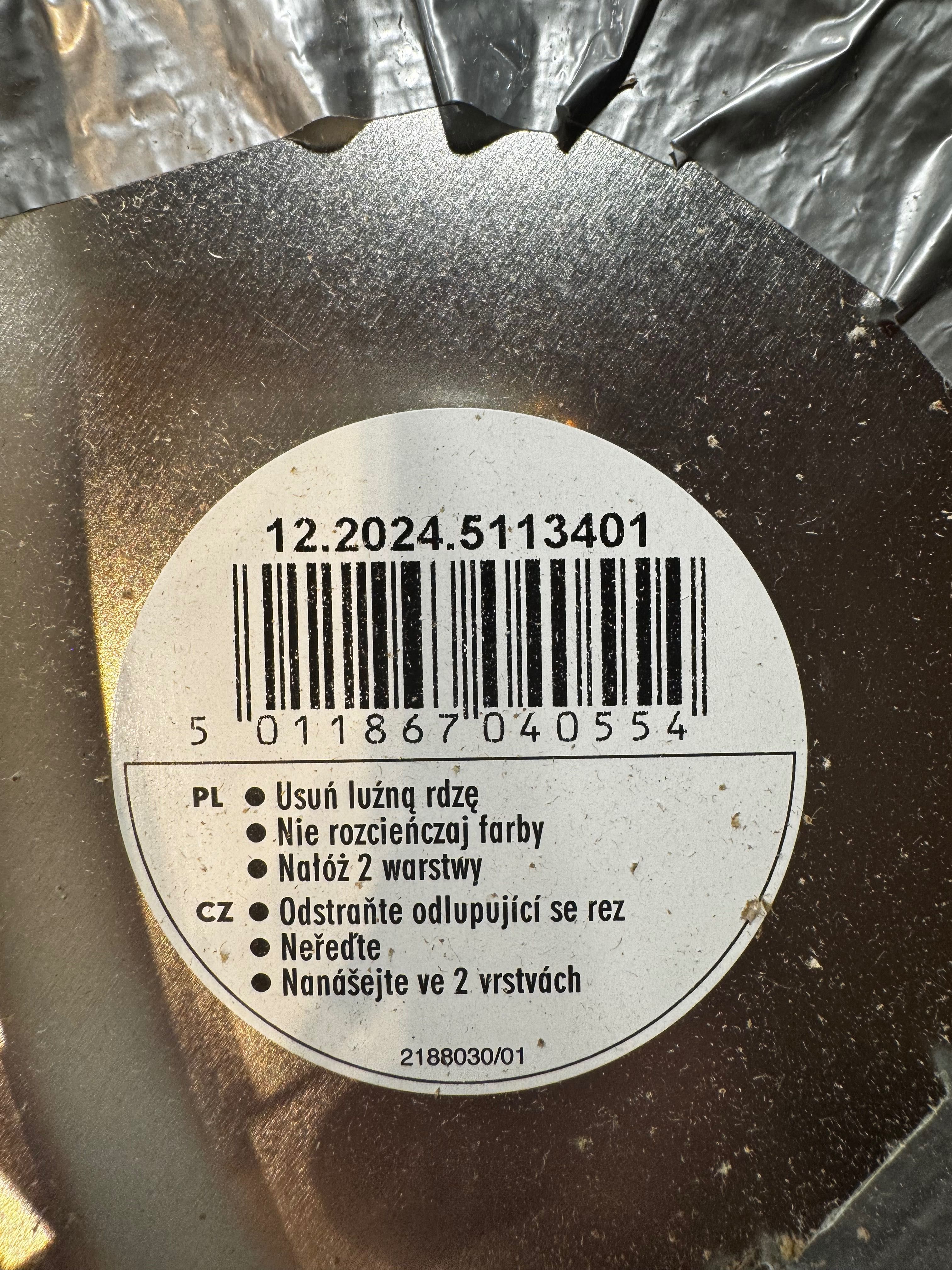 3 w cenie 2! Hammerite półmatowy biały prosto na rdzę 2,5l x3
