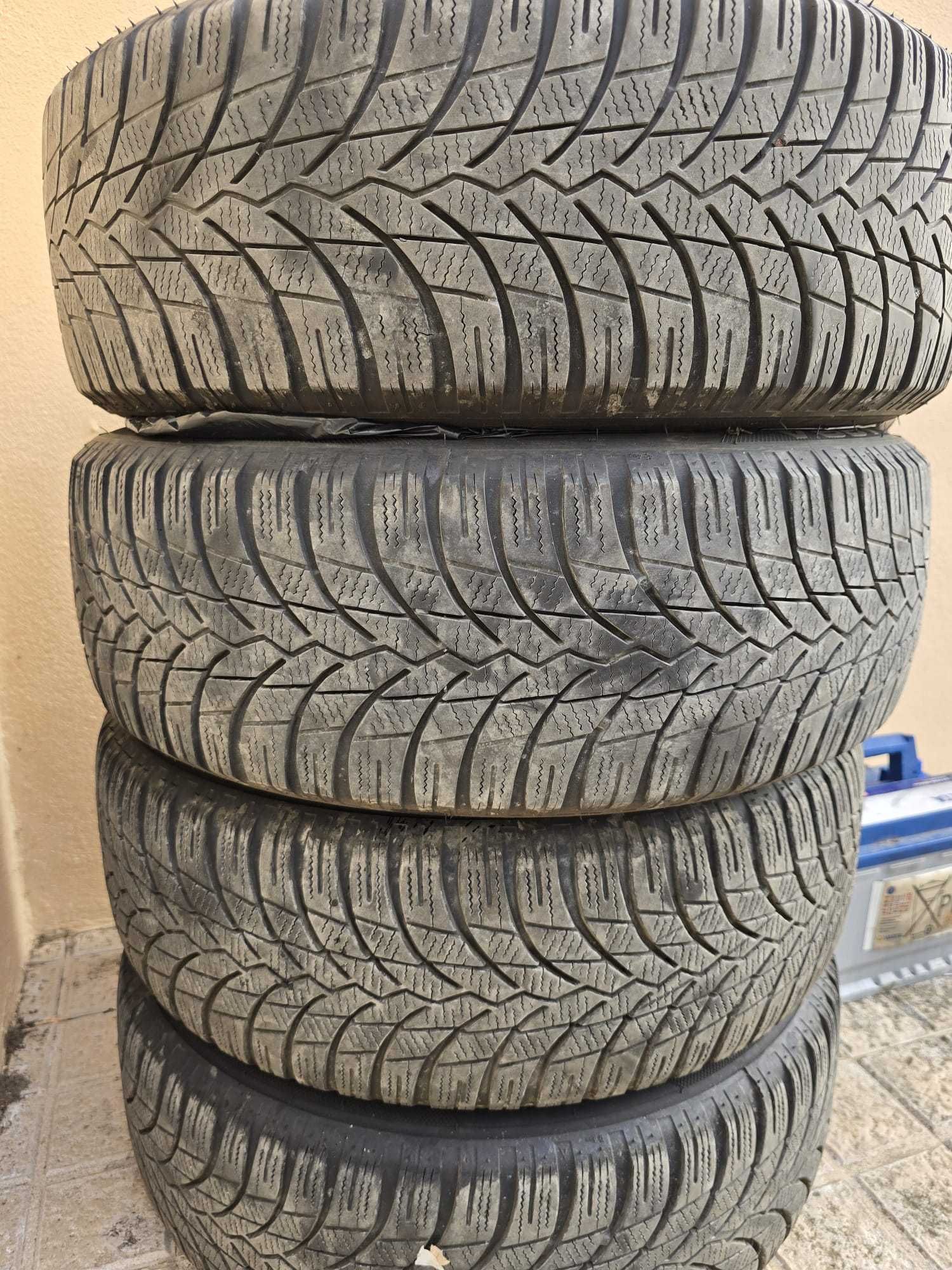 Jantes ferro com pneus 15" SEAT VW Skoda