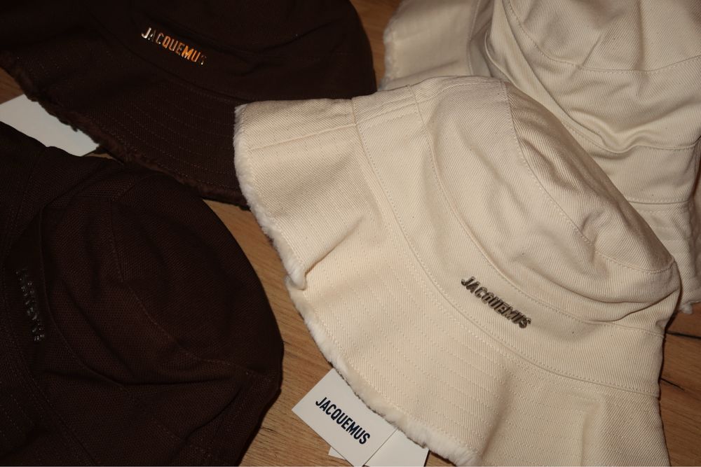 Панама нова jacquemus 56 58 оригінал молочний колір