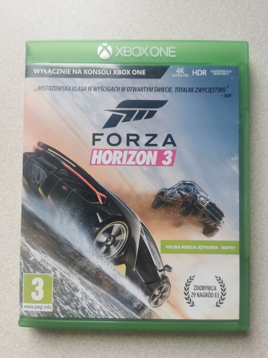 Gra na Xbox One forza horizon 3