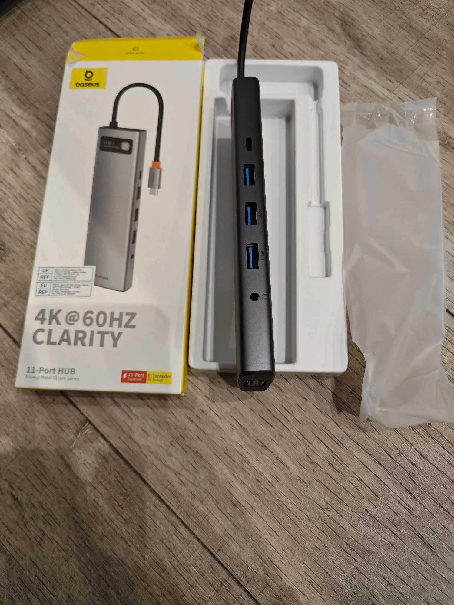 USB-хаб Baseus 11-in-1 4K/60HZ CLARITY