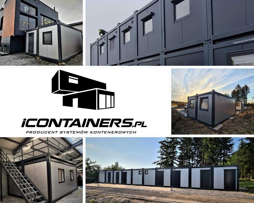 Kontener Kontenery Pawilon - Biurowy Socjalny Budowlany Sanitarny