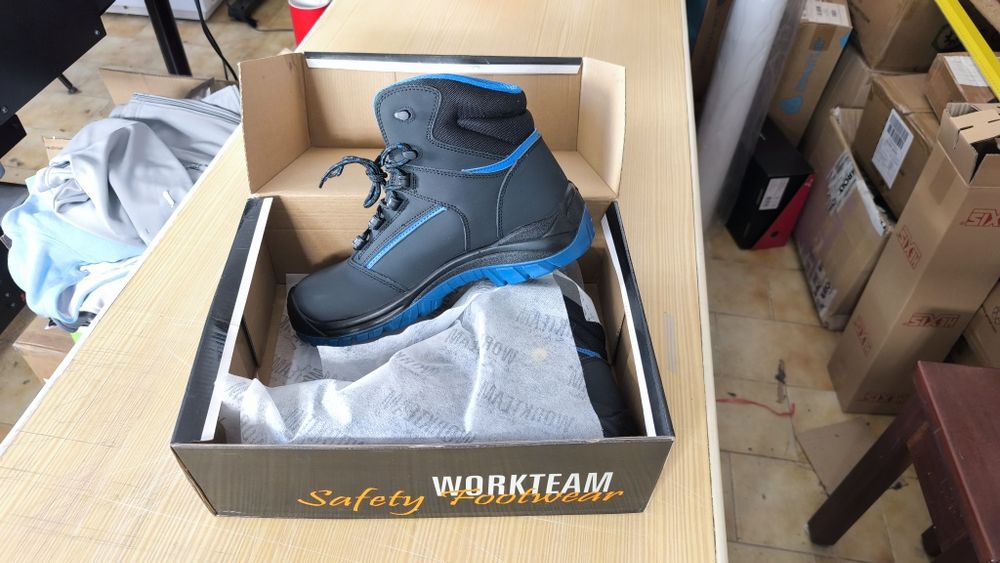 Bota Profissional S3 ESD em Nobuck – Máxima Proteção e Conforto Diário