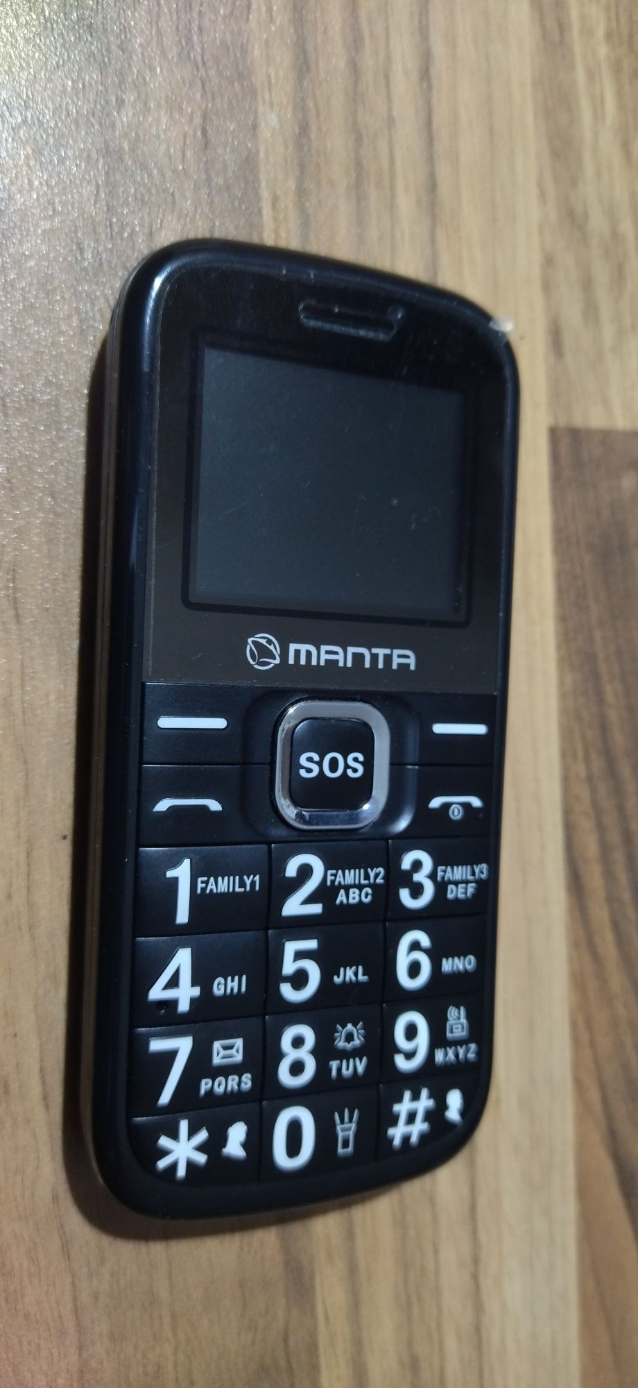 Telefon dla seniora Manta TEL2003 NOWY!