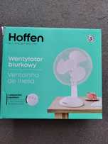 Wentylator biurkowy stołowy Hoffen 3 prędkości nawiewu  średnica 34 cm