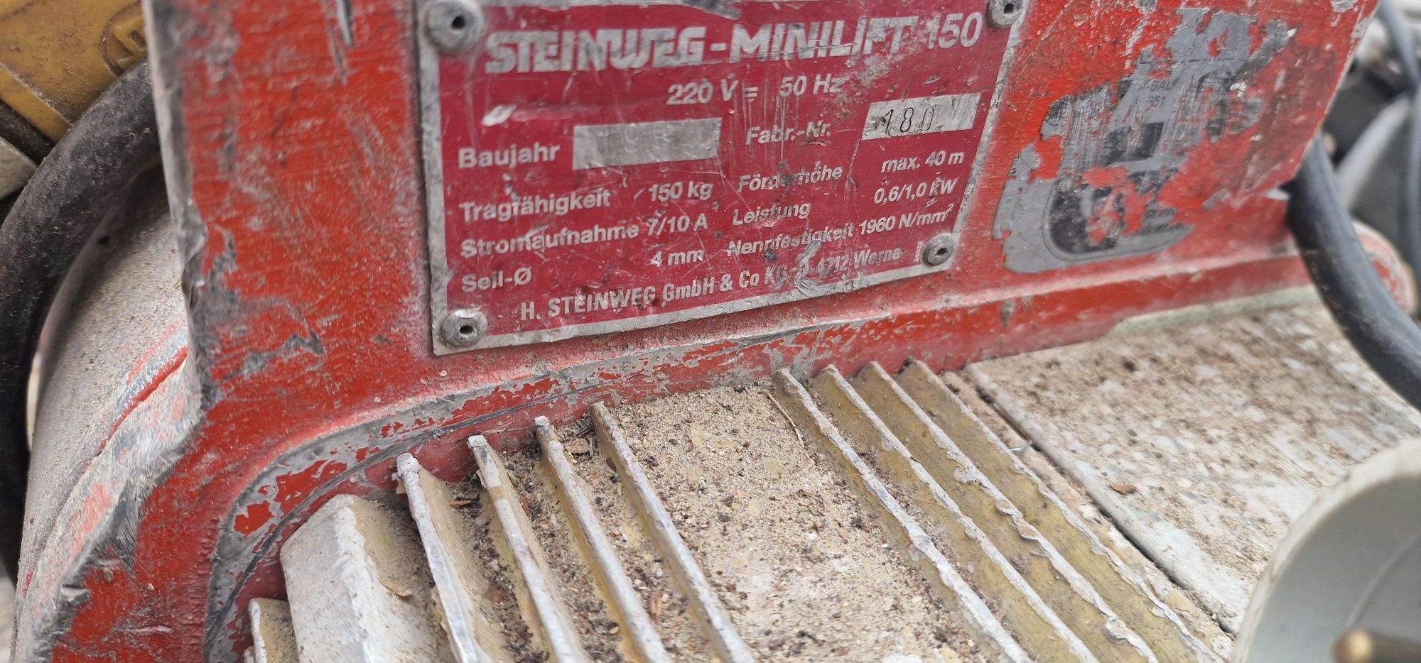 Wciągarka steinweg minilift 150