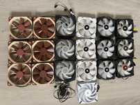Ventoinhas 120 corsair cooler master noctua