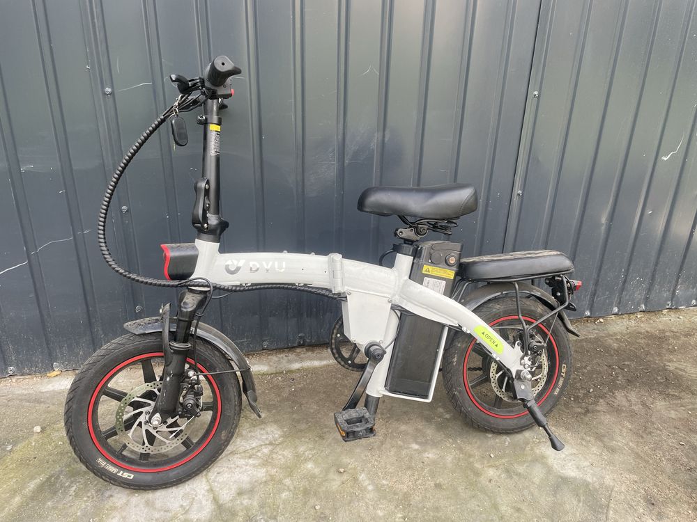 Rower skladak elektryk DVU