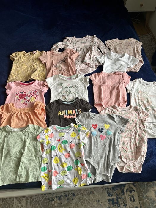 Zestaw ubranek na lato dla dziewczynki 86