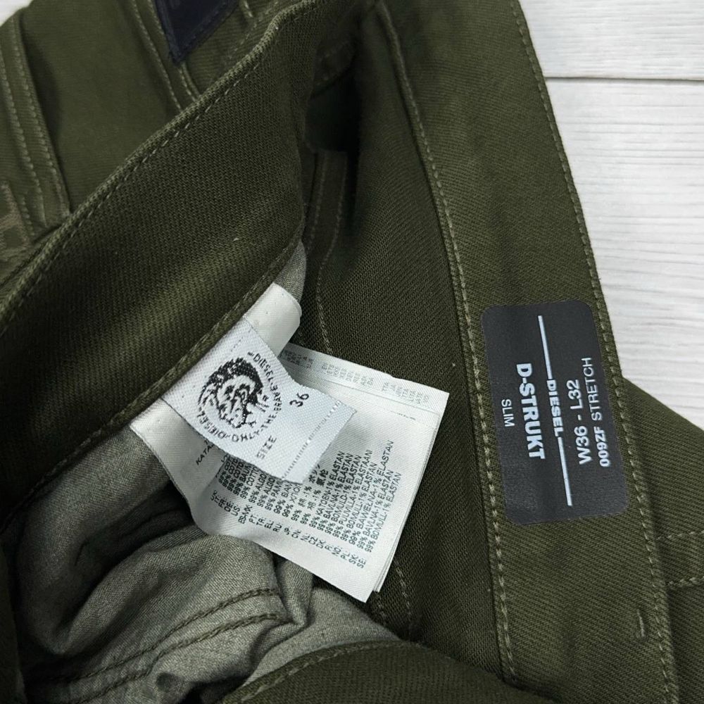 Джинсы Diesel D Strukt Slim штаны дизель штани денім стрейчеві джинс