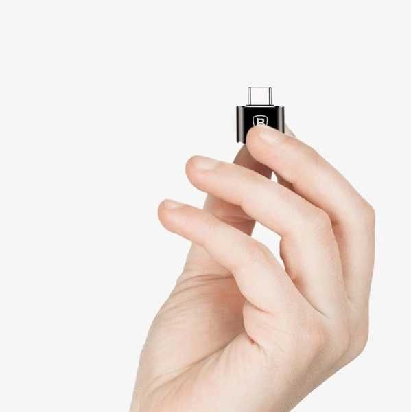 Adapter Baseus Mini przejściówka z USB-A na USB-C OTG