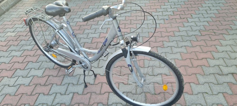 Rower aluminiowy damka koła  28" OLEŚNICA 7 biegów