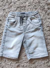 Reserved dżinsowe szorty spodenki dla chłopca 128cm