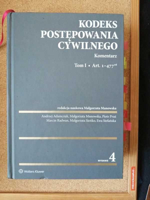 KPC komentarz Manowska kodeks postępowania cywilnego