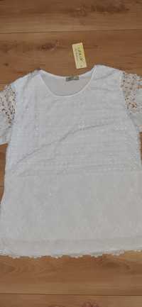 Bluzka elegancka biała XL- XXL