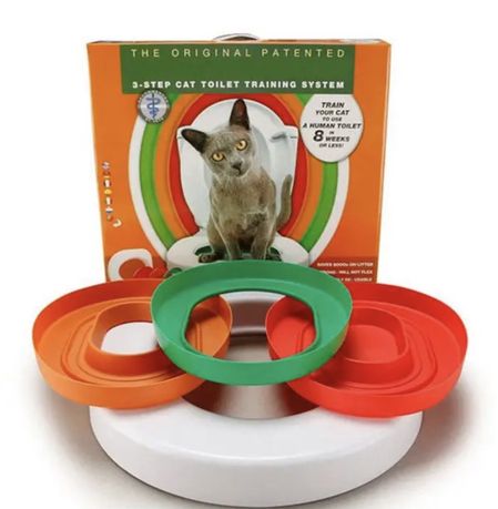 Набор для приучения кошек к унитазу Litter Kwitter кошачий туалет