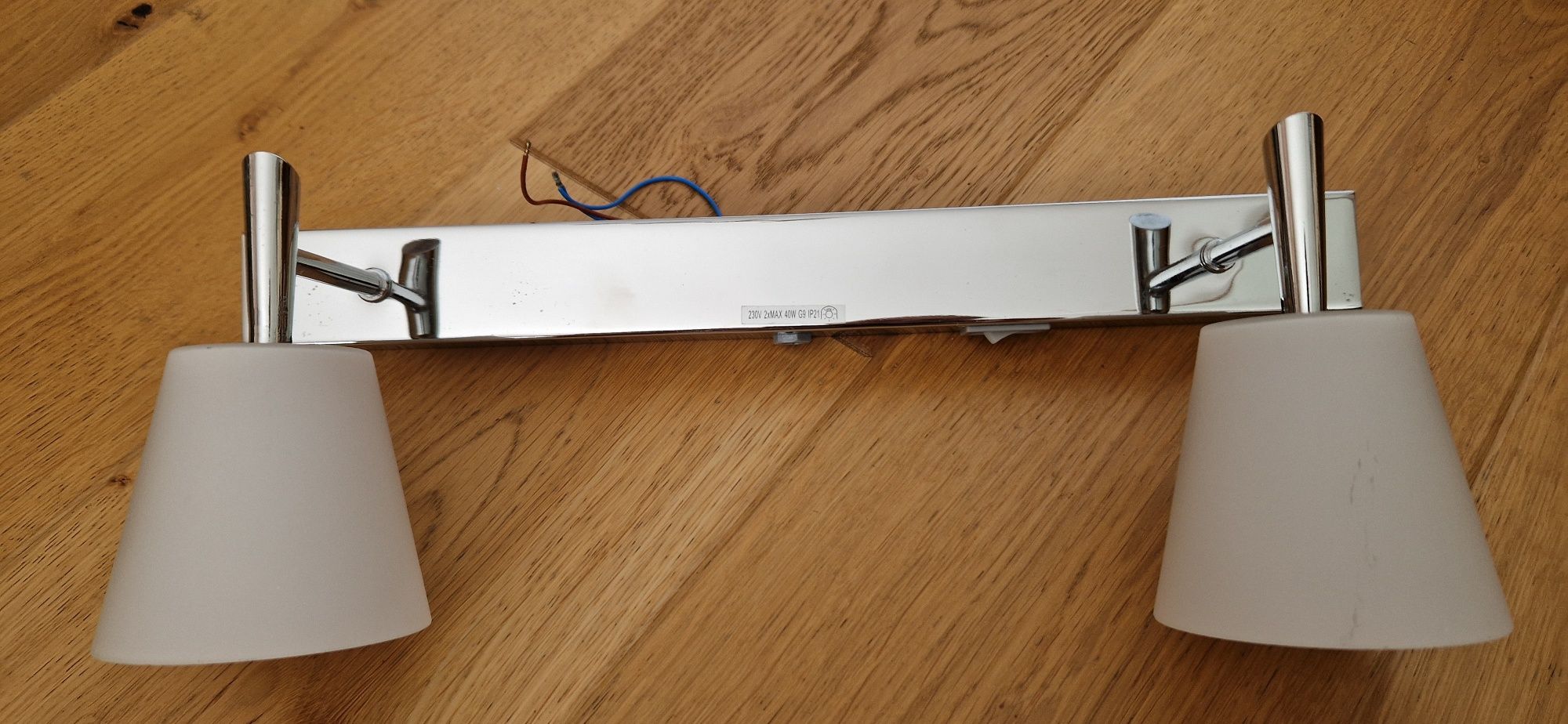 Lampka łazienkowa massive chrom kinkiet