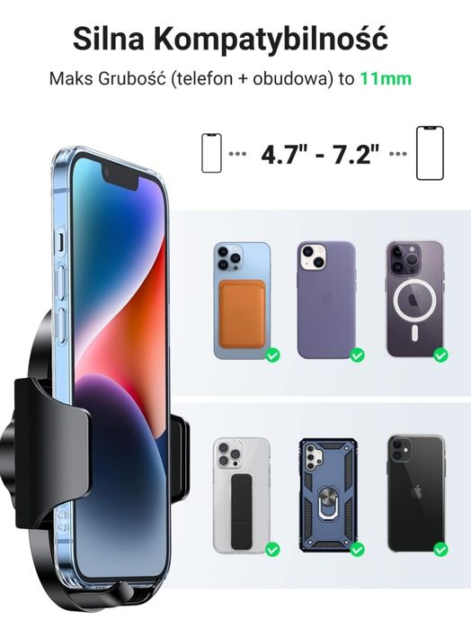 UGREEN Samochodowy Uchwyt na Telefon z Przyssawką