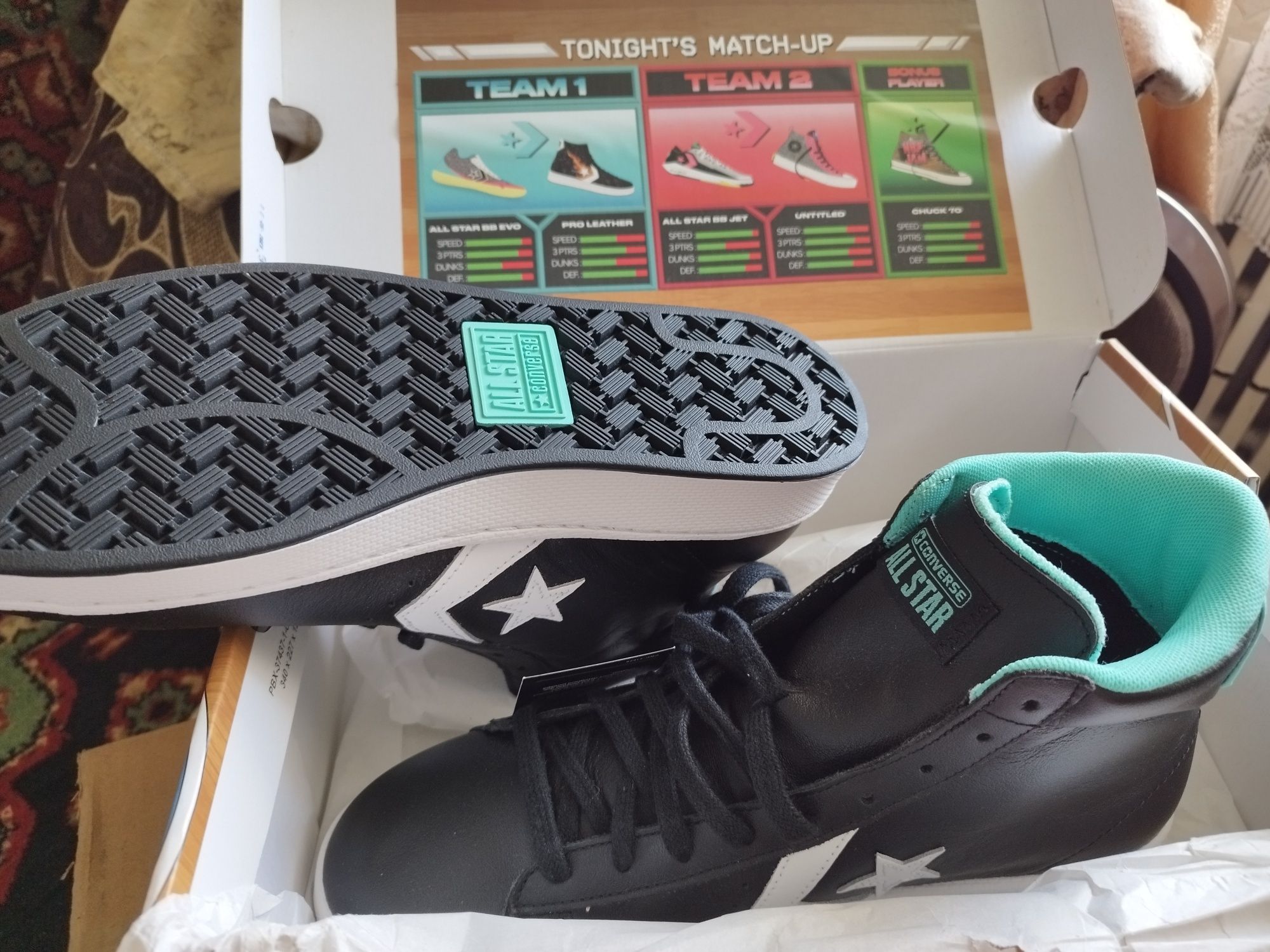 Converse Pro Leather NBA JAM He on fire  Converse Bandulu колаб оригін