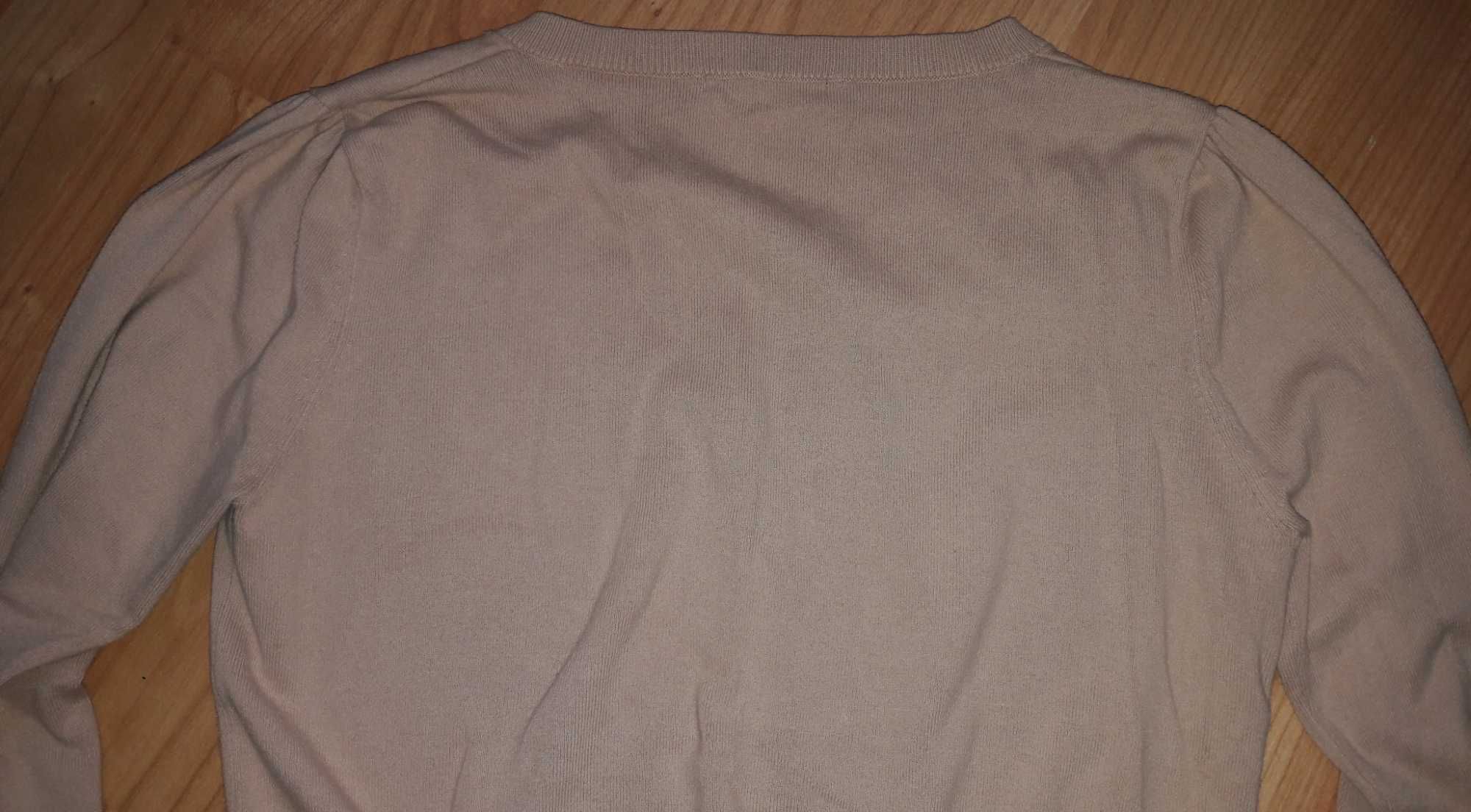 Krótki sweter crop top Jeff&co pudrowy róż M