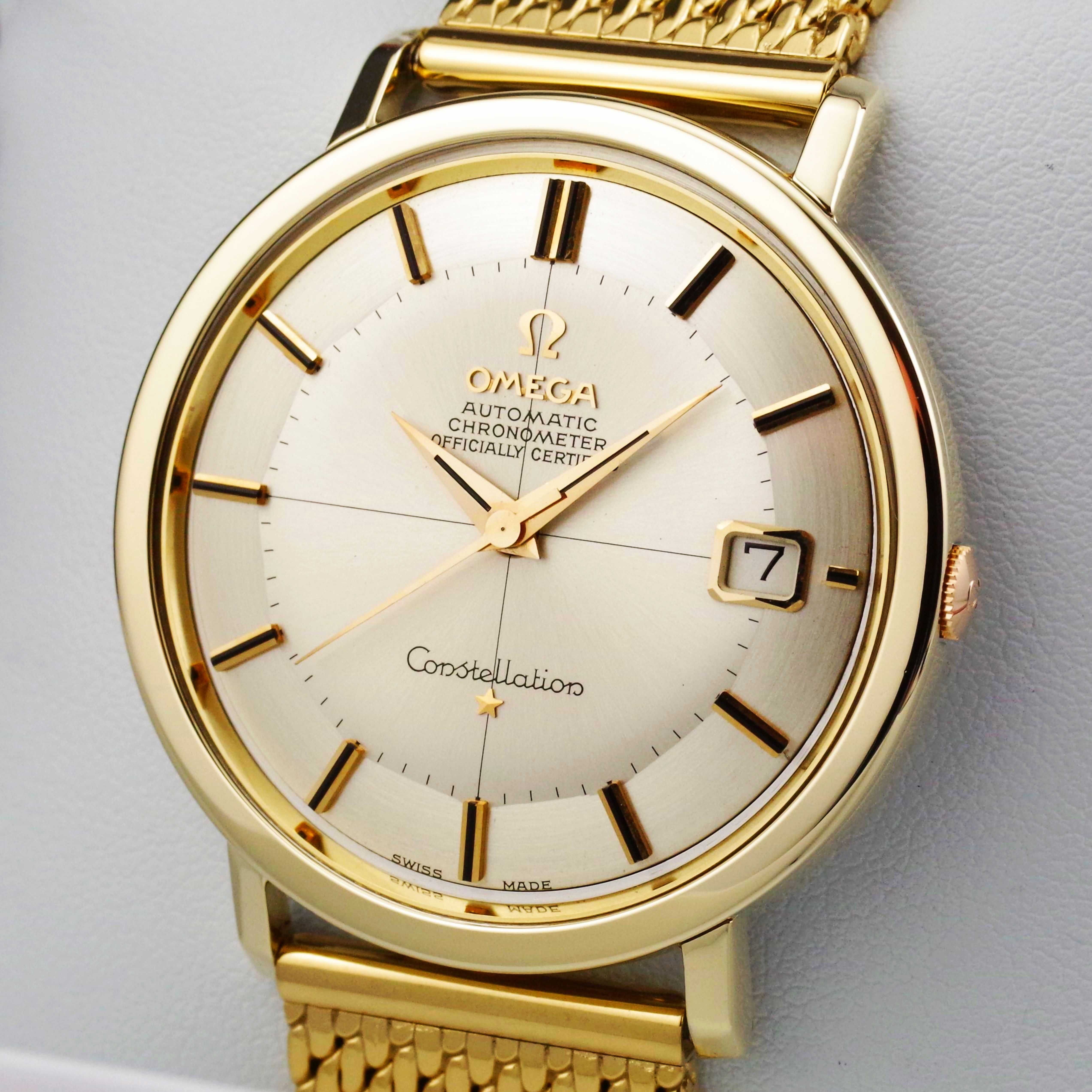 OMEGA CONSTELLATION PiePan c.561(1) zegarek męski VINTAGE 18K/SS AUTO