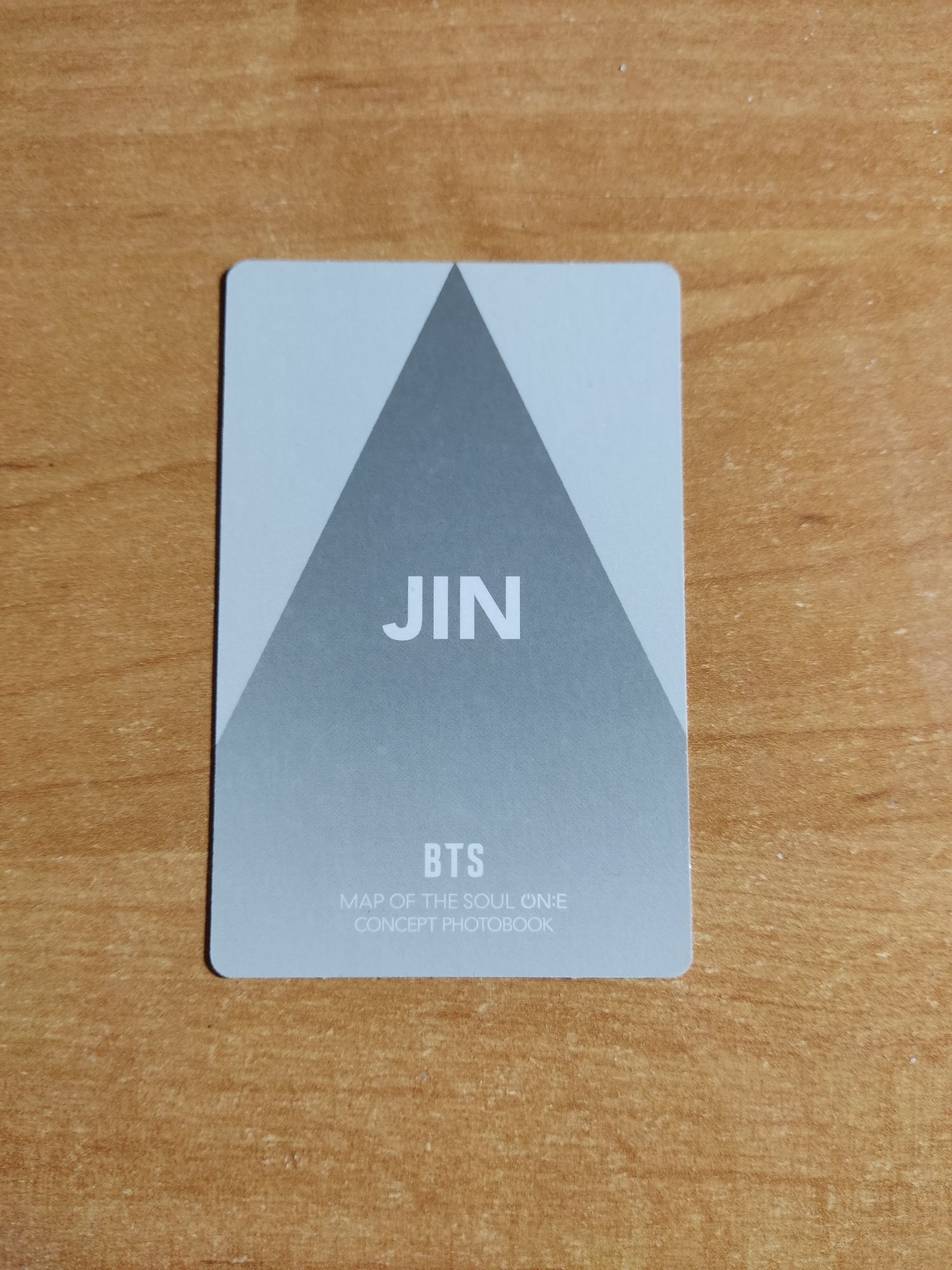 Bts Jin Photocard Map of the soul on:e concept photobook