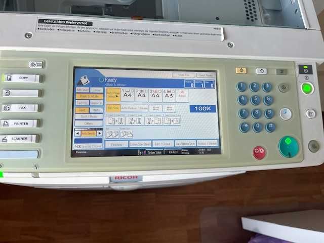 Ricoh Aficio MP C2500 – com defeito / para peças – somente retirada