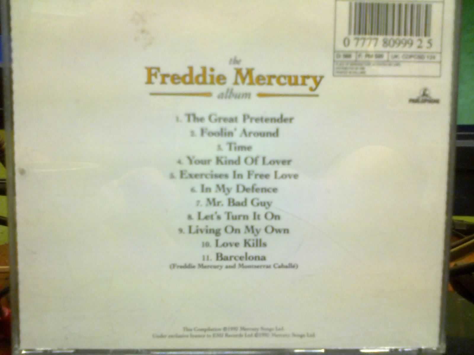 płyta cd Freddie Mercury the album