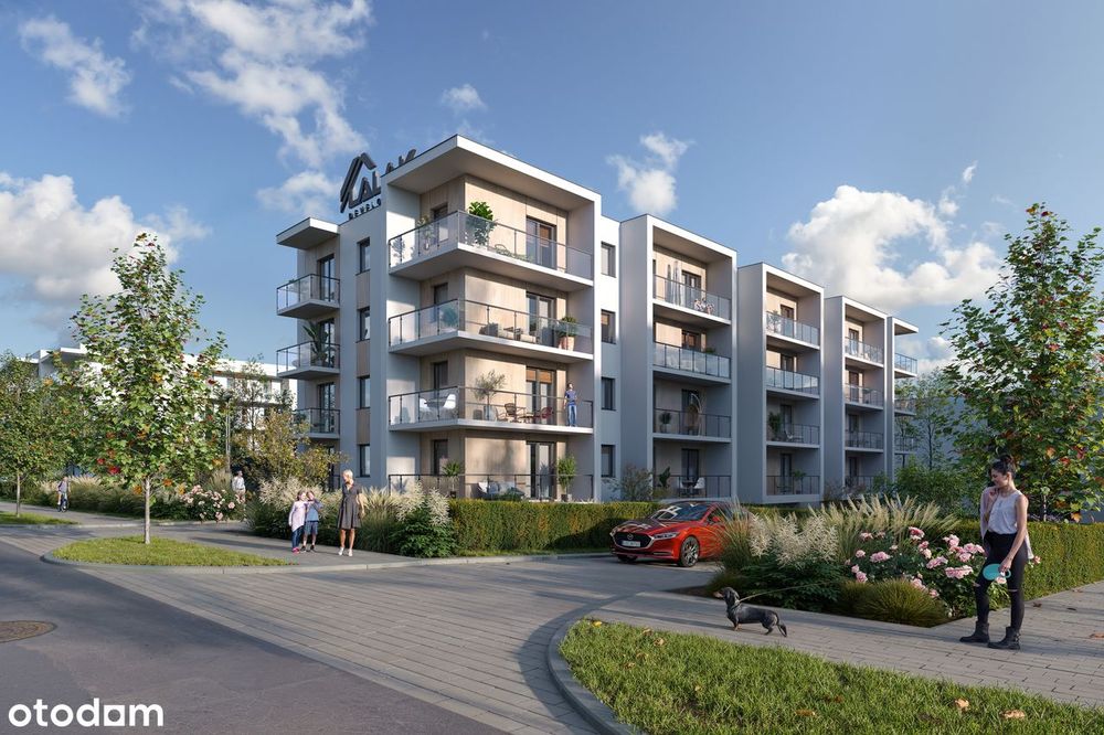 3-pokojowe mieszkanie 48m2 + balkon