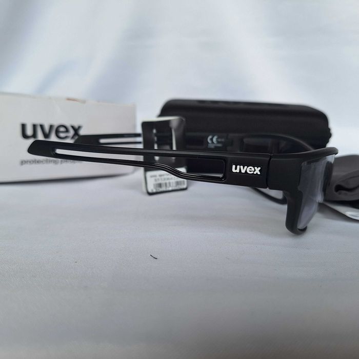 Okulary Sportowe Uvex Sportstyle 806 V Variomatic Black Mat S1-3