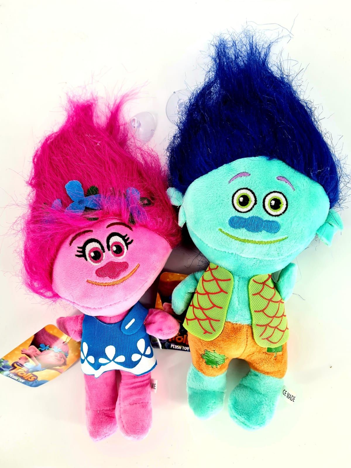 Nowy zestaw dwóch maskotek z bajki Trolle pluszaki - zabawki