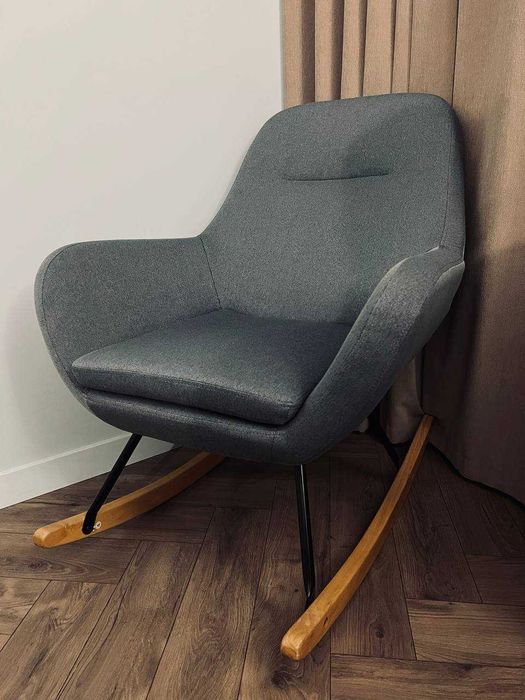 Крісло-гойдалка NEBEL св.синій