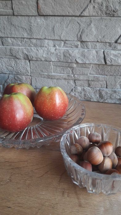 Komplet naczyń z grubego szkła