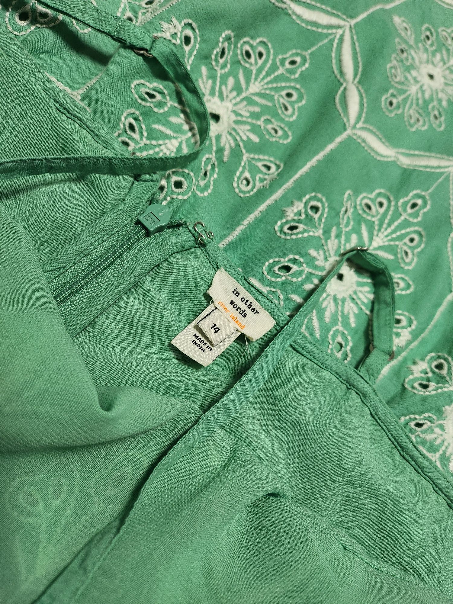 Платье сарафан миди River Island прошва коттон