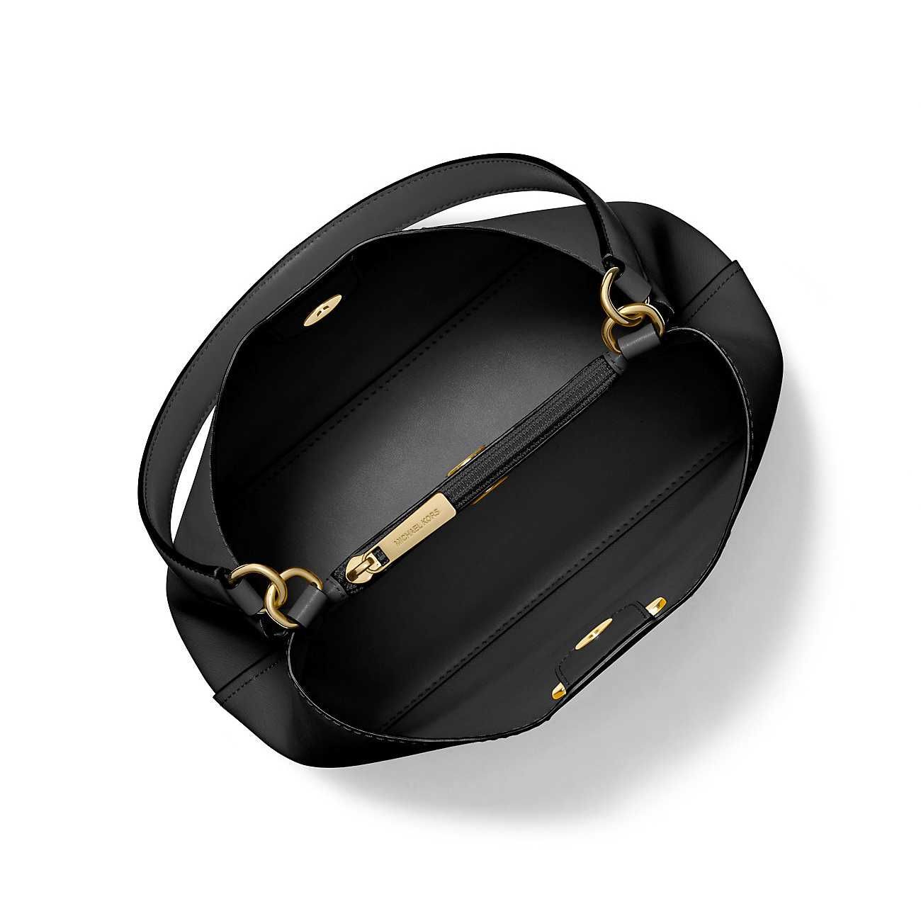 Жіноча сумка MICHAEL KORS 'Pratt' Medium Shoulder Bag (Black)