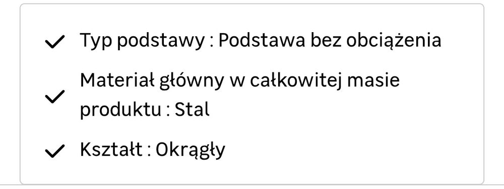 Podstawa balkonowa do parasola.