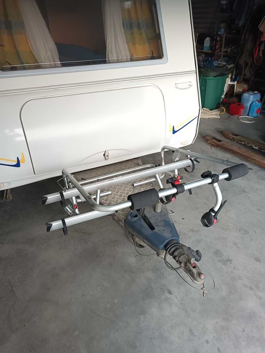 Suporte bicicleta para caravana