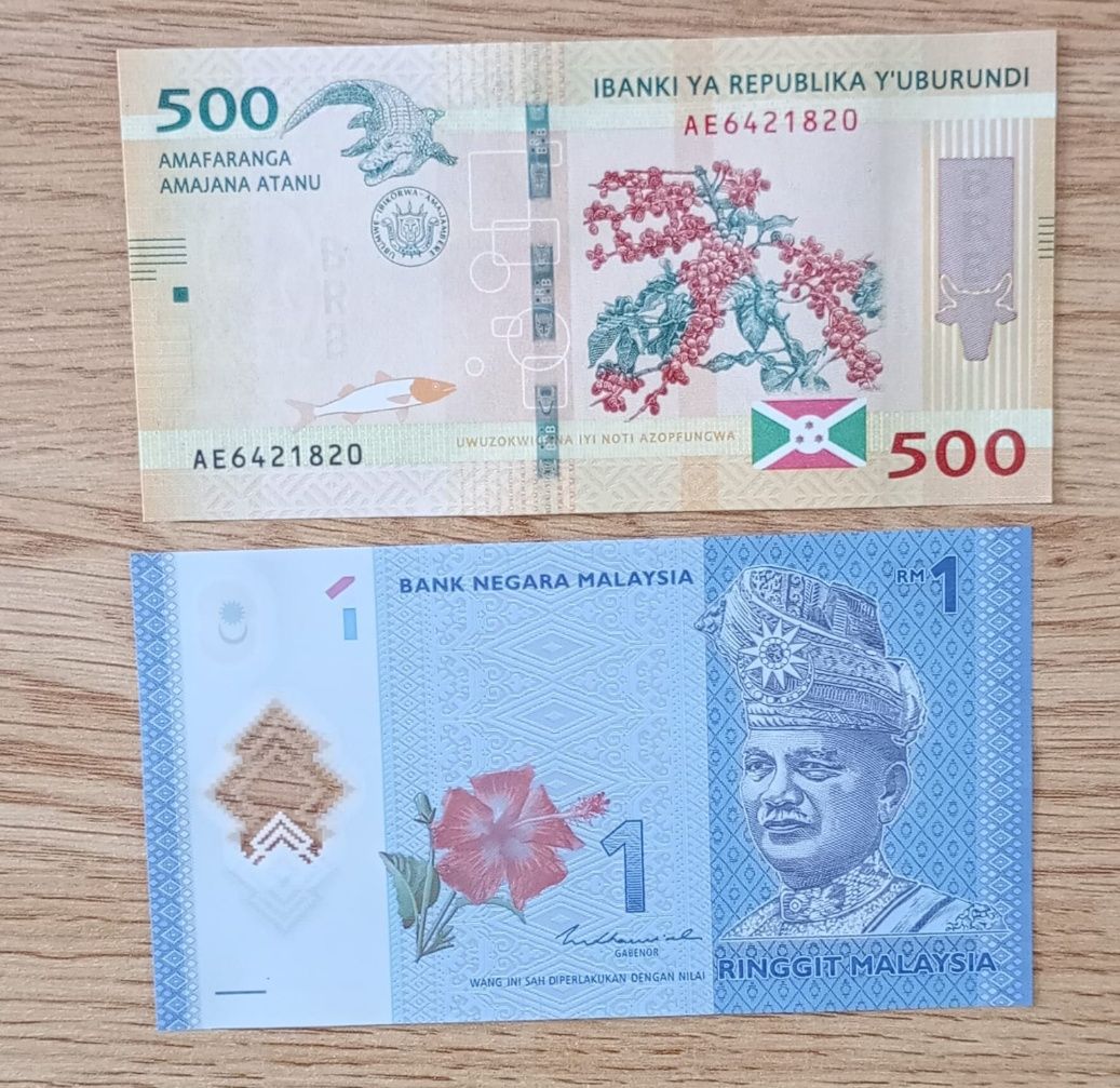 Banknoty Świata 14 szt