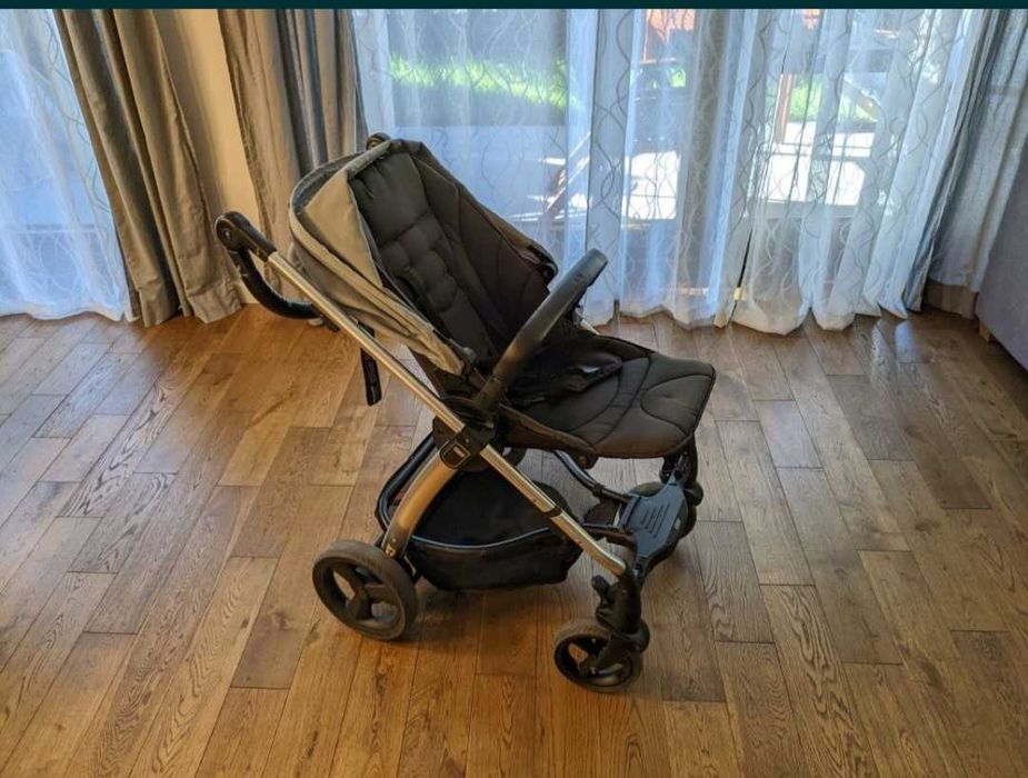 wozek mamas & papas 3 w 1 + dostawka dla starszego dziecka