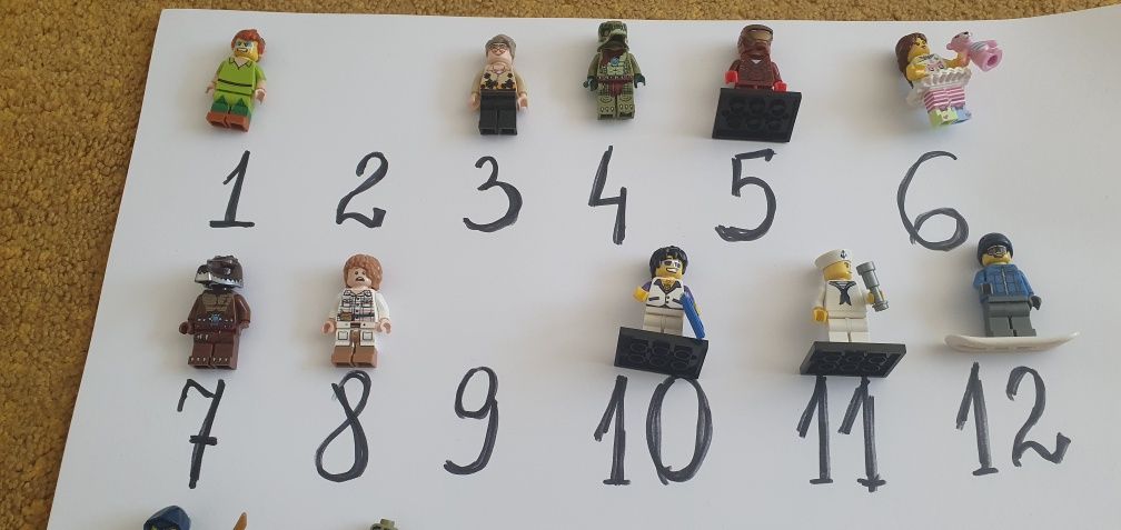 Klocki lego figurki Partia nr 8