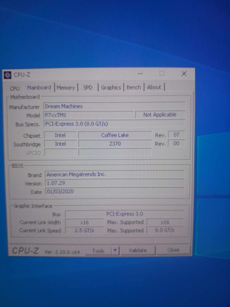 Intel Core i7 8700K 32GB RAM GTX 1080 8Gb