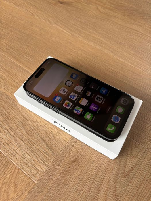Idealny iPhone 14 Pro 128 GB SPACE BLACK w bardzo dobrym stanie!