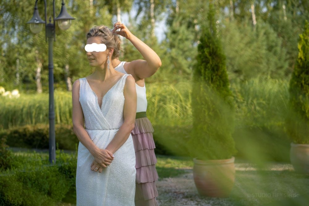 suknia sukienka ślubna cywilny wesele bal Wyjątkowa